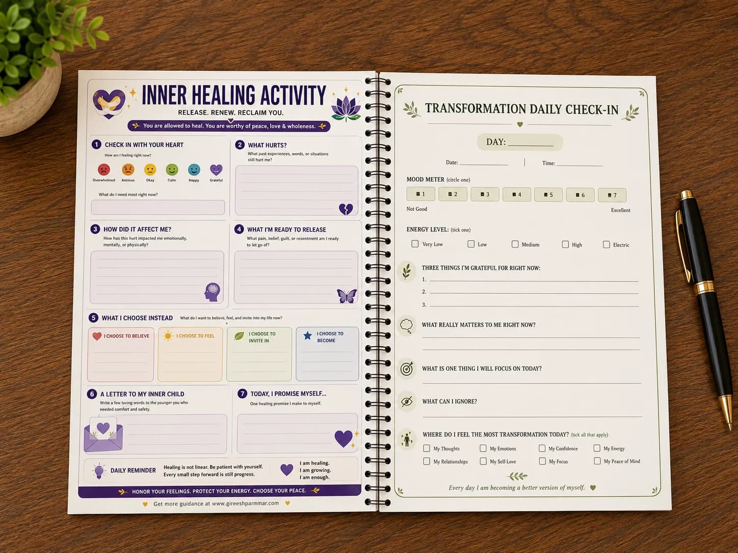 Inner Healing Journal Page 4