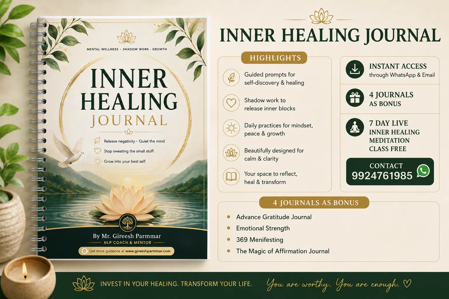 Inner Healing Journal Page 6